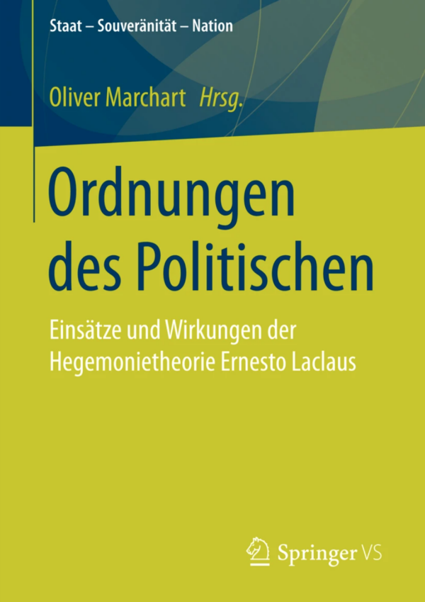 Cover "Ordnungen des Politischen" by Oliver Marchart (Hrsg.)