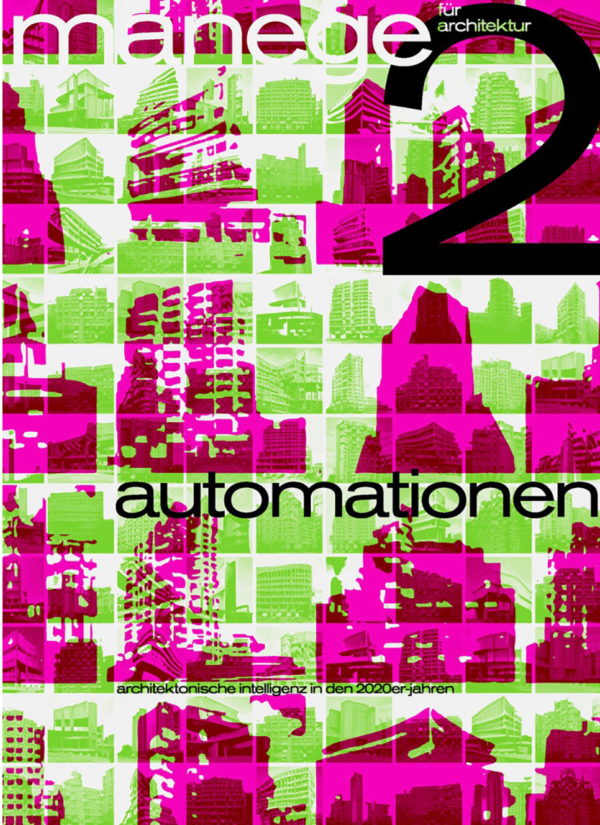 cover des Magazine Manege für Architektur "automationen"