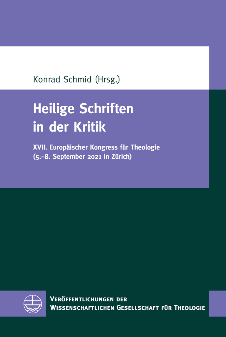cover "Heilige Schriften in der Kritik" von Konrad Schmid (eds.)