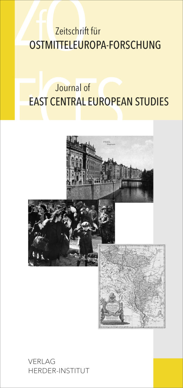 Cover "Zeitschrift für Ostmitteleuropa-Forschung"