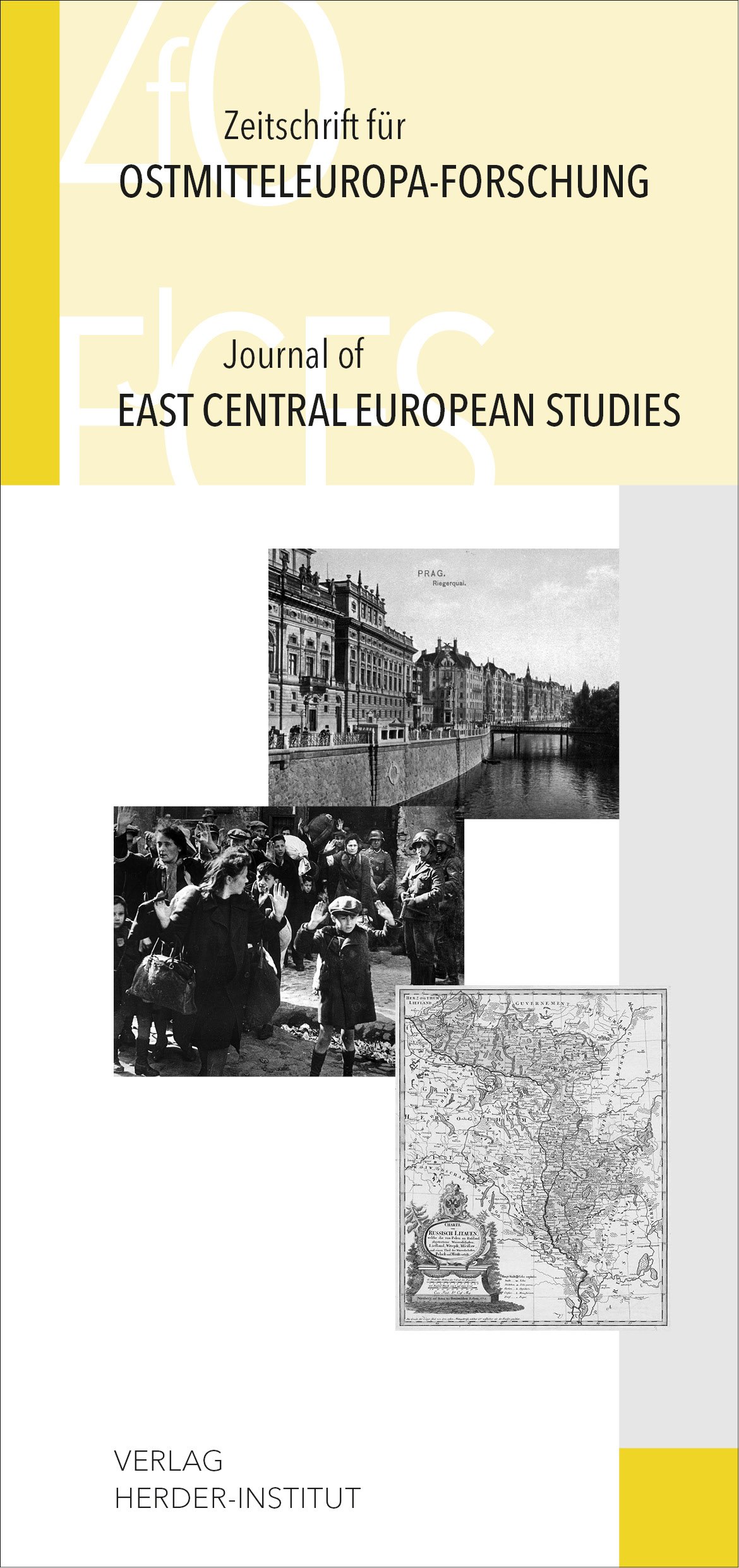 Cover "Zeitschrift für Ostmitteleuropa-Forschung"